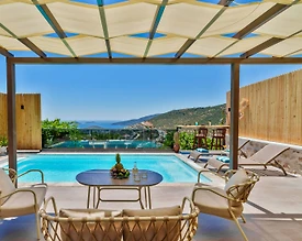 Kaş Kördere'de Enfes Deniz Manzaralı, Özel Havuzlu, 1+1 Villa - 2