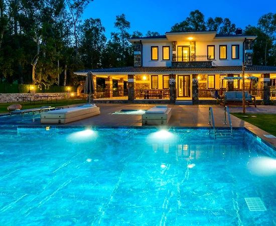 Fethiye Kayaköy'de Lüks Tasarıma Sahip, Özel Havuzlu, Bahçeli Villa - 1