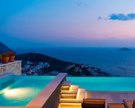 Kaş Kalkan'da Büyüleyici Deniz Manzaralı, Özel Havuzlu, Lüks Villa - 2