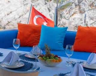Fethiye'nin Masmavi Sularında, Lüks Yapım Gulet - 5