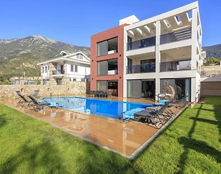 Fethiye Ölüdeniz'de Görkemli, 10 Kişilik, Özel Havuzlu, Lüks Villa - 5