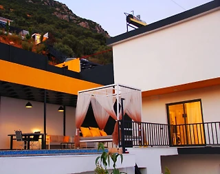 Kalkan Bezirgan'da Muhteşem Deniz Manzaralı, Özel Havuzlu, 1+1 Villa - 4