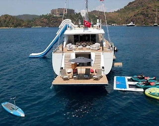 Bodrum'un Enfes Mavi Sularında, 50 Metre, Ultra Lüks Kiralık Gulet - 5