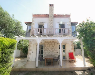 Çeşme Alaçatı'da Site İçerisinde, Ortak Havuzlu, 3+1 Villa - 4