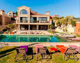 Çeşme Ovacık'ta Kalabalık Ailelere Uygun, Özel Havuzlu, Lüks Villa - 2