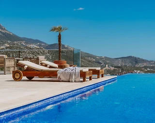 Kaş Kalkan'da Harika Deniz Manzaralı, Özel Havuzlu, Lüks Villa - 4