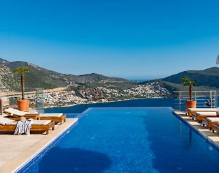 Kaş Kalkan'da Harika Deniz Manzaralı, Özel Havuzlu, Lüks Villa - 2