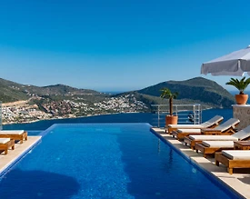 Kaş Kalkan'da Harika Deniz Manzaralı, Özel Havuzlu, Lüks Villa - 2
