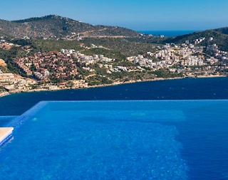 Kaş Kalkan'da Harika Deniz Manzaralı, Özel Havuzlu, Lüks Villa - 3