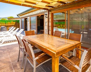 Kaş Sarıbelen'de Muhteşem Doğada, Özel Havuzlu, Taş Villa - 4