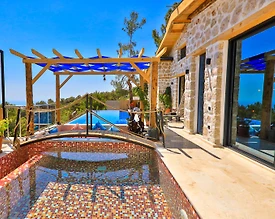 Kaş İslamlar'da Gözlerden Uzak, Özel Havuzlu, 2+1 Villa - 3