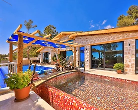 Kaş İslamlar'da Gözlerden Uzak, Özel Havuzlu, 2+1 Villa - 2