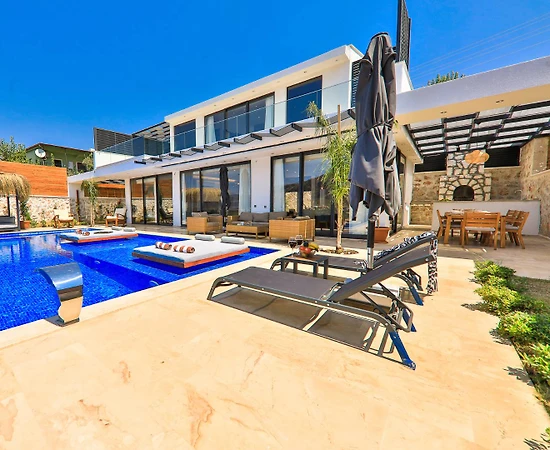 Kaş Bezirgan'da Muhteşem Doğada, Özel Havuzlu, Jakuzili, Kiralık Villa - 1