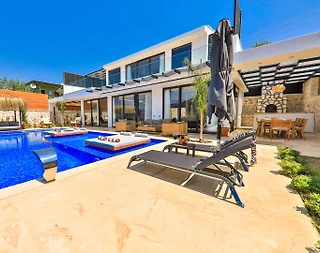 Kaş Bezirgan'da Muhteşem Doğada, Özel Havuzlu, Jakuzili, Kiralık Villa - 1