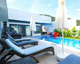 Kaş Gelemiş'te Çocuk Oyun Alanlı, Özel Havuzlu, Kiralık Villa - 3