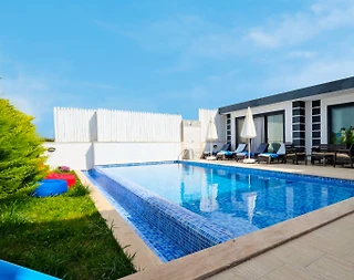 Kaş Gelemiş'te Çocuk Oyun Alanlı, Özel Havuzlu, Kiralık Villa - 5