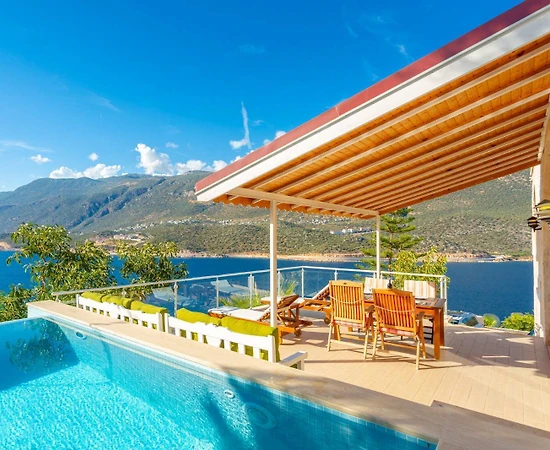 Kaş Andifli'de Doğayla Baş Başa, Özel Havuzlu, Kiralık Villa - 1