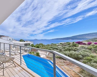 Kaş Kalkan'da Enfes Doğa Manzaralı, Özel Havuzlu, Kiralık Villa - 2