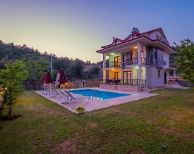 Fethiye Ölüdeniz'de Muhteşem Doğa Manzaralı, Özel Havuzlu, Lüks Villa - 3