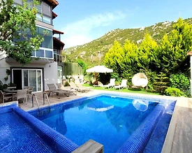 Kaş İslamlar'da Doğa Manzaralı, Özel Havuzlu, Modern Villa - 3