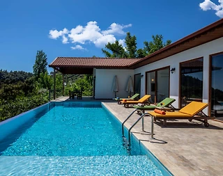 Kalkan İslamlar'da Enfes Doğa Manzaralı, Sonsuzluk Havuzlu, Lüks Villa - 5