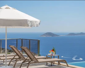Kaş Kalkan'da Enfes Deniz Manzaralı, Özel Havuzlu, Romantik Villa - 3