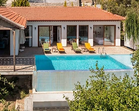Kalkan İslamlar'da Enfes Doğa Manzaralı, Sonsuzluk Havuzlu, Lüks Villa - 3