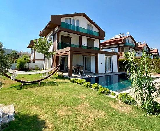 Fethiye Ölüdeniz'de Doğa İçerisinde, Özel Havuzlu, 8 Kişilik Villa - 1