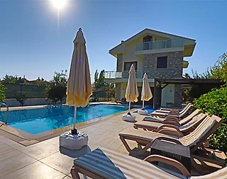 Ortaca Dalyan'da Göz Alıcı Doğada, Özel Havuzlu, 10 Kişilik Villa - 3
