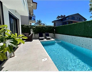 Muğla Fethiye'de Kalabalık Ailelere Uygun, Özel Havuzlu, İkiz Villa - 5