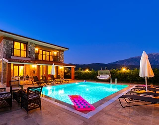 Fethiye Kayaköy'de Doğa İle İç İçe, Özel Havuzlu, 6+1 Ferah Villa - 5