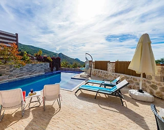 Kaş İslamlar'da Enfes Doğa İçerisinde, Özel Havuzlu, Lüks Villa - 4