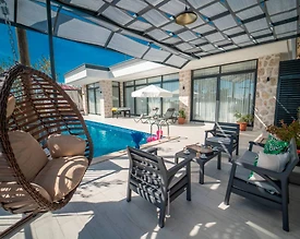 Kaş İslamlar'da Doğayla Baş Başa, Özel Havuzlu, Lüks Villa - 3