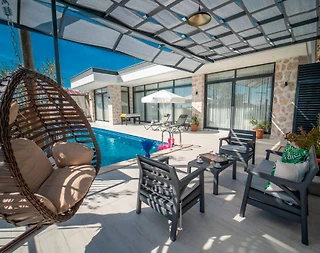 Kaş İslamlar'da Doğayla Baş Başa, Özel Havuzlu, Lüks Villa - 3