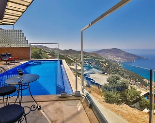 Kalkan Kördere'de Balayı Çiftlerine Uygun, Özel Havuzlu, Kiralık Villa - 5