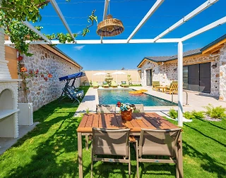 Fethiye Eldirek'te Taş Mimarili, Özel Havuzlu, 4 Kişilik Villa - 3