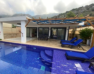 Kaş Bezirgan'da Modern Tasarıma Sahip, Özel Havuzlu, Konforlu Villa - 3