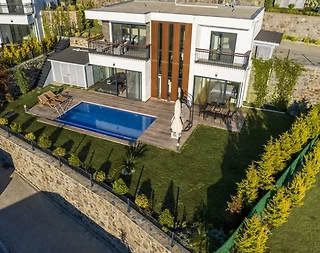 Muğla Bodrum'da Marinaya Yakın, Özel Havuzlu, Manzaralı Villa - 4