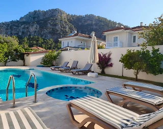 Ortaca Dalyan'da Yemyeşil Bahçeli, Özel Havuzlu, 8 Kişilik Villa - 2