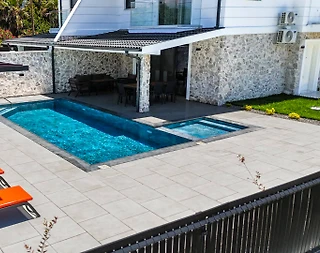 Ortaca Dalyan'da Sakin Konumda, Özel Havuzlu, İkiz Villa - 3