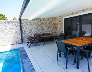 Ortaca Dalyan'da Sakin Konumda, Özel Havuzlu, İkiz Villa - 4