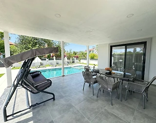 Ortaca Dalyan'da Kalabalık Ailelere Uygun, Özel Havuzlu, 5+1 Villa - 4