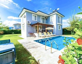 Ortaca Dalyan'da Kalabalık Ailelere Uygun, Özel Havuzlu, 4+1 Villa - 1
