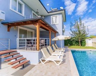 Ortaca Dalyan'da Huzurlu Doğada, Özel Havuzlu, Bahçeli Villa - 5