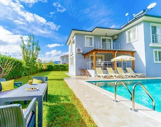Ortaca Dalyan'da Huzurlu Doğada, Özel Havuzlu, Bahçeli Villa - 4