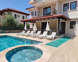 Ortaca Dalyan'da Kalabalık Ailelere Uygun, Özel Havuzlu, Modern Villa - 3