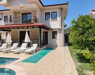Ortaca Dalyan'da Kalabalık Ailelere Uygun, Özel Havuzlu, Modern Villa - 4