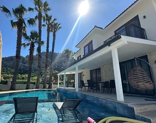 Ortaca Dalyan'da Yemyeşil Doğada, Özel Havuzlu, Modern Villa - 5