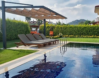 Dalyan'da Merkeze Yürüme Mesafesinde, Özel Havuzlu, 8 Kişilik Villa - 4