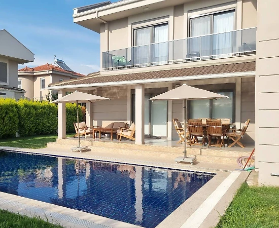 Dalyan'da Muhteşem Doğa Manzaralı, Özel Havuzlu, 8 Kişilik Villa - 1